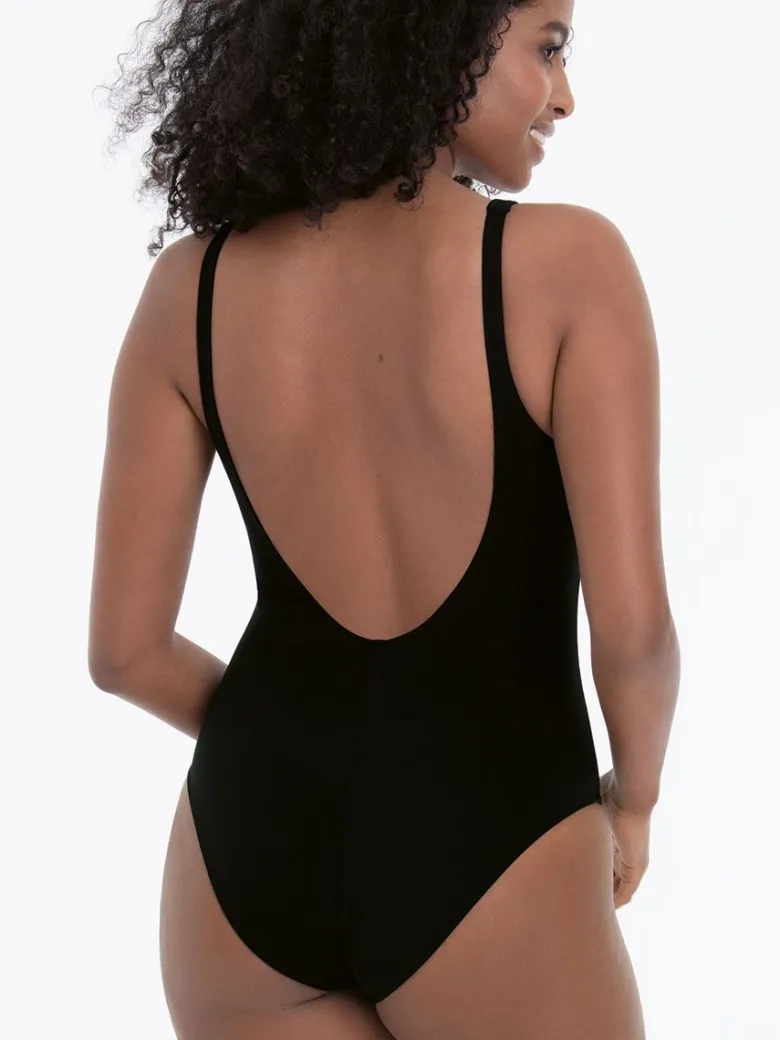 Bañador mujer Rosa Faia Pure sin aros 7780 Negro