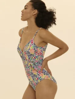 Bañador sin aros con foam Simone Perele Boheme 1DUB11 Tropic White