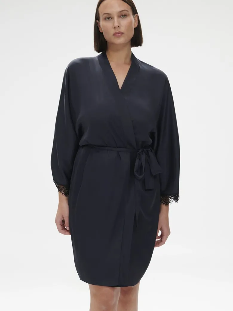 Bata Kimono Simone Perele Satin Secrets 23H982