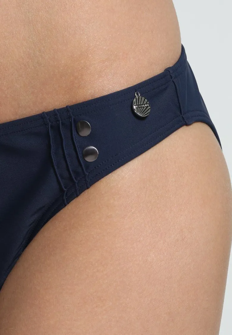 Bikini Bandeau Beachlife Black Iris con foam 661
