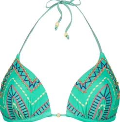 Bikini Triangulo Beachlife Aqua Green con foam 756