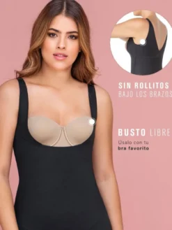 Body faja pantalon pecho libre de control moderado Leonisa 018483