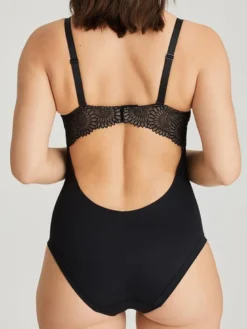 Body Moldeador PrimaDonna Sophora con aros 0463186 Negro