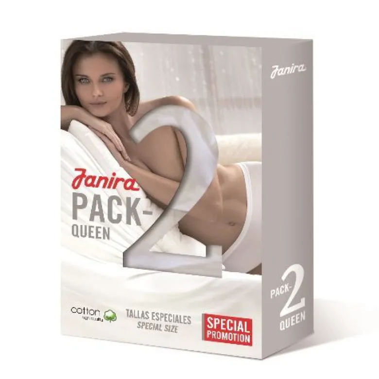 Braga alta Janira Queen Esencial 31647 (Pack x2)