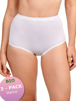 Braga alta Sans Complexe Simplement Coton Bio (Pack 3 uds.)