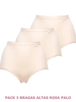 Braga alta Sans Complexe Simplement Coton Bio (Pack 3 uds.)