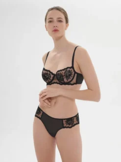 Braga Brasileña Simone Perele Intrigue 1E2710 Negro