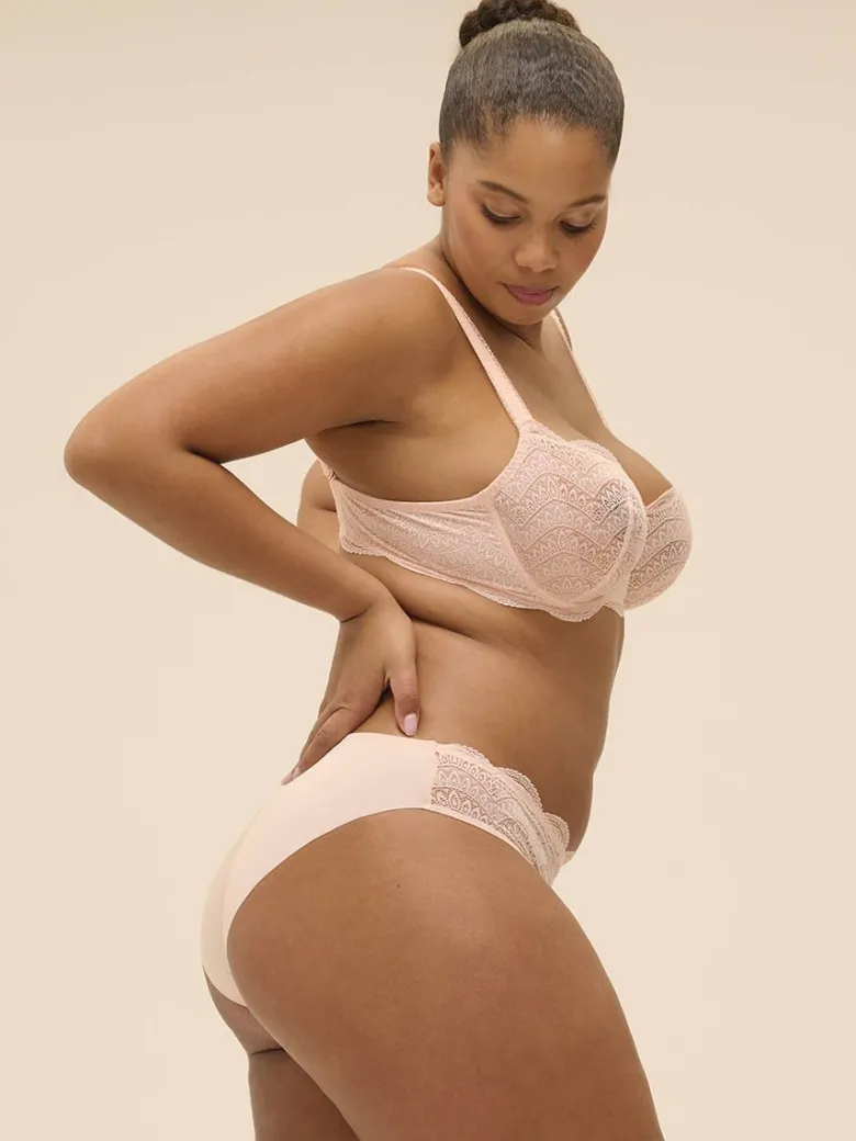 Braga Clasica Simone Perele Karma 12V720 Rosa Petalo