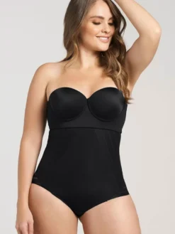 Braga faja alta de control de abdomen invisible en piernas Leonisa 012906