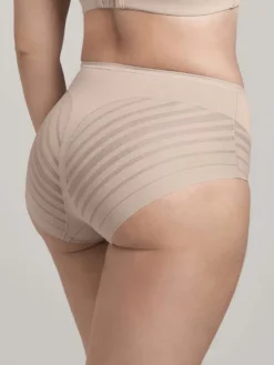 Braga faja clásica con control moderado de abdomen y bandas en tul Leonisa 012903