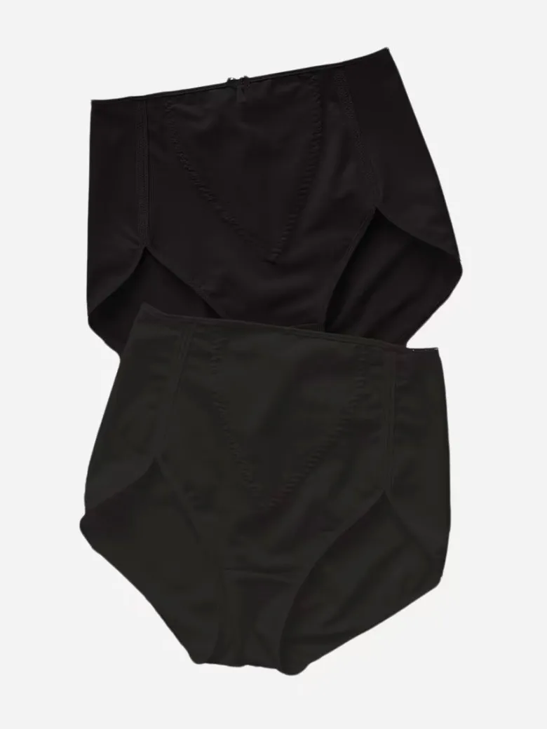 Braga faja clásica de control suave Leonisa 243X2 (Pack 2)