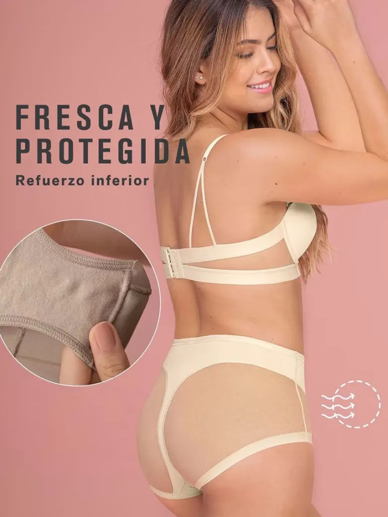 Braga faja invisible con tul Leonisa 012657