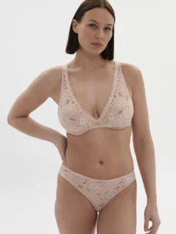 Braga slip Simone Perele Festive 1E1726 Rose Ballet