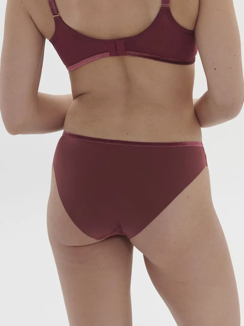 Braga slip Simone Perele Scenario 1E3726 Rojo Espinela