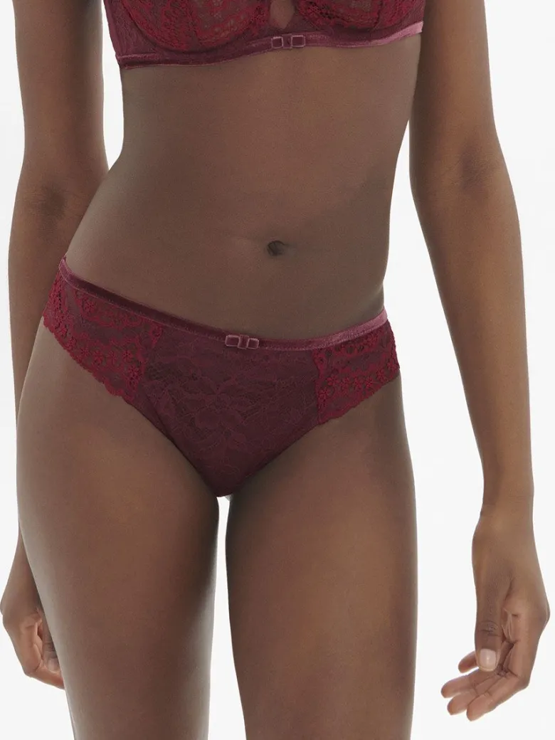 Braga slip Simone Perele Scenario 1E3726 Rojo Espinela