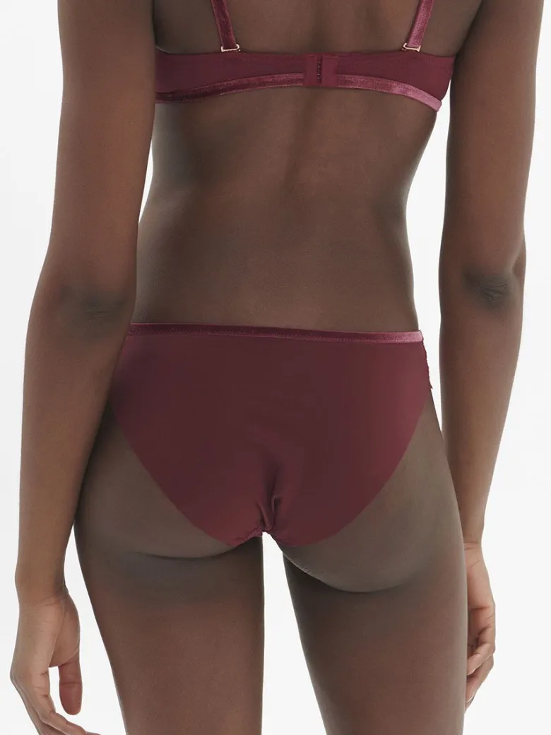Braga slip Simone Perele Scenario 1E3726 Rojo Espinela