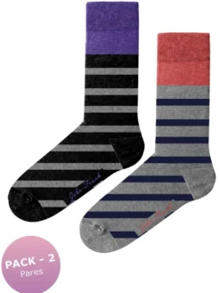 Calcetines mujer John Frank Algodón (Pack 2 pares) WJF2LS19-16