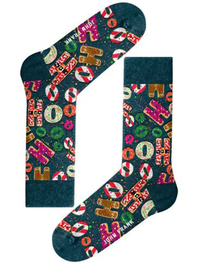 Calcetines mujer Navidad John Frank Algodón WJFLSFUN-CH29