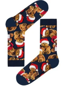 Calcetines mujer Navidad John Frank Algodón WJFLSFUN-CH08