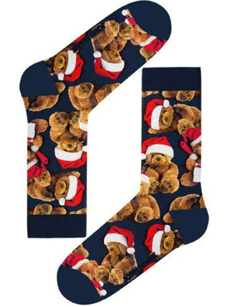Calcetines mujer Navidad John Frank Algodón WJFLSFUN-CH08