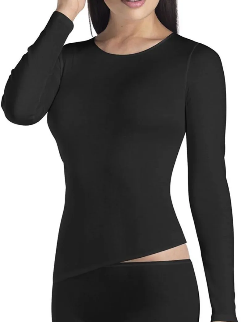 Camiseta Hanro m/l Cotton Seamless 071620