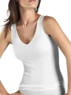 Camiseta Hanro tirantes anchos Cotton Seamless 071602