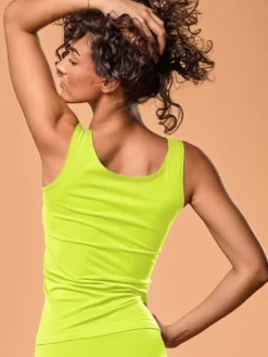 Camiseta mujer Focenza Tirantes 203 Giallo fluo