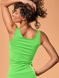 Camiseta mujer Focenza Tirantes 203 Verde fluo