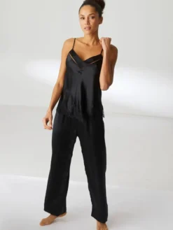Camiseta tirnates de seda Simone Perele Nocturne 17F900