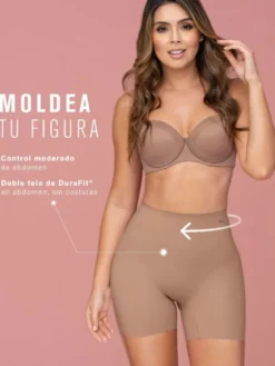 Faja Short de control con almohadillas removibles levanta glúteos Leonisa 012889