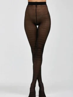 Panty Pompea Crystal 30D Negro