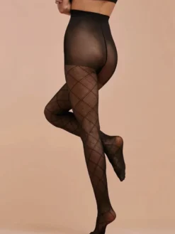 Panty Pompea Zaffiro 30D Negro