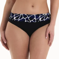 Parte de abajo Bikini Anita Blue Depths Chiara 8438 Negro/Azul