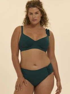 Parte de arriba Bikini con aros Simone Perele Paloma 1DEB21 Esmeralda