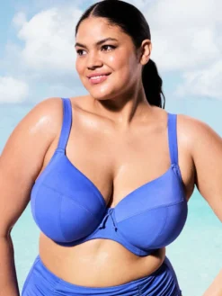 Parte de arriba Bikini Elomi Swim Plain Sailing Plunge con aros Azure