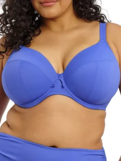 Parte de arriba Bikini Elomi Swim Plain Sailing Plunge con aros Azure