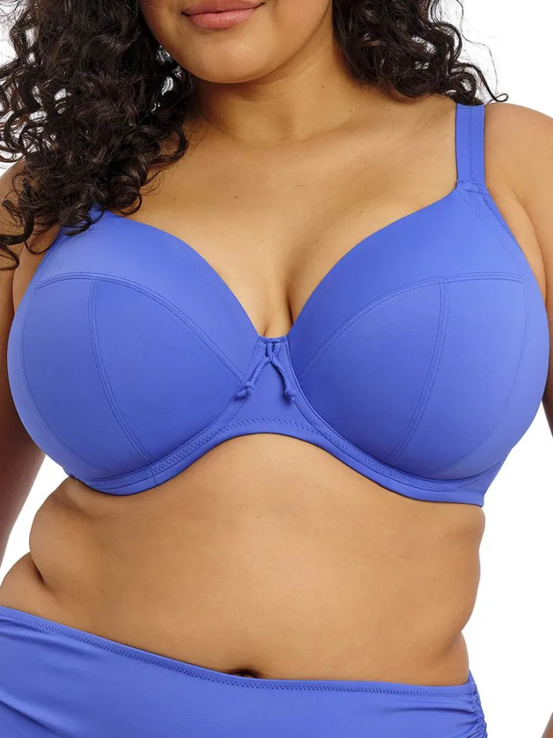 Parte de arriba Bikini Elomi Swim Plain Sailing Plunge con aros Azure