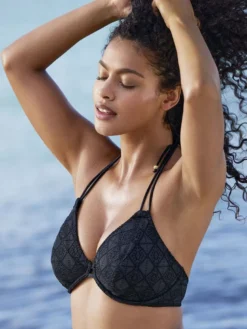 Parte de arriba Bikini Freya Swim Nomad nights Halter con aros AS205404 Black