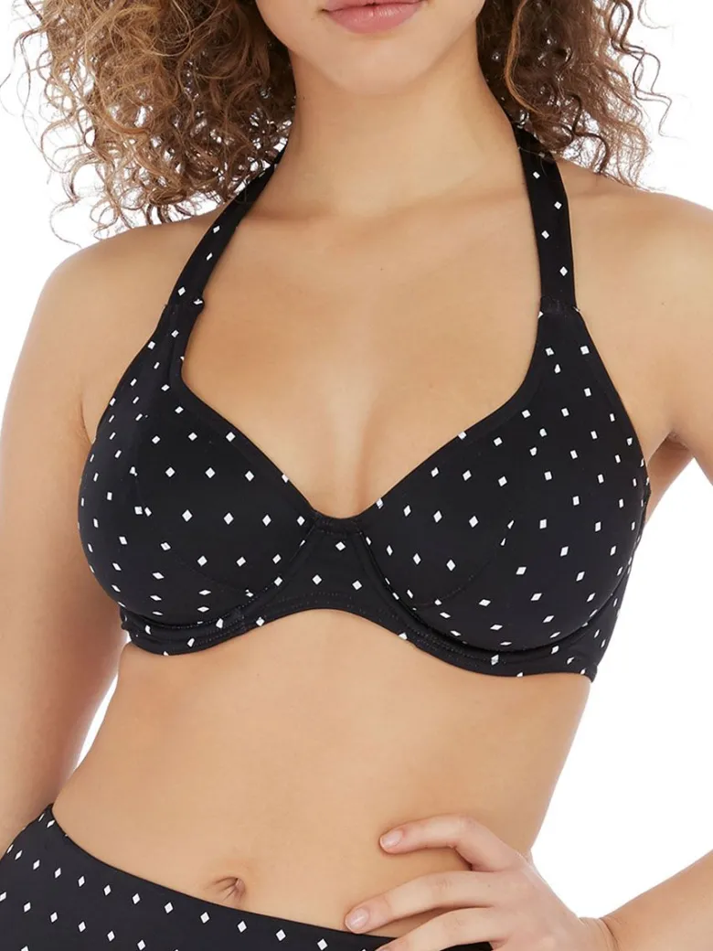 Parte de arriba bikini Freya Swim Jewel cove Halter con aros AS7232