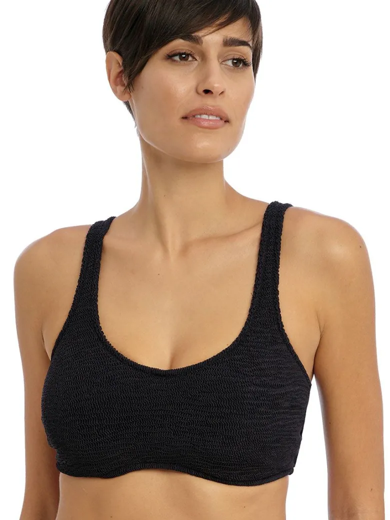 Parte de arriba Bikini Freya Swim Ibiza Waves Bralette con aros AS203814 Negro