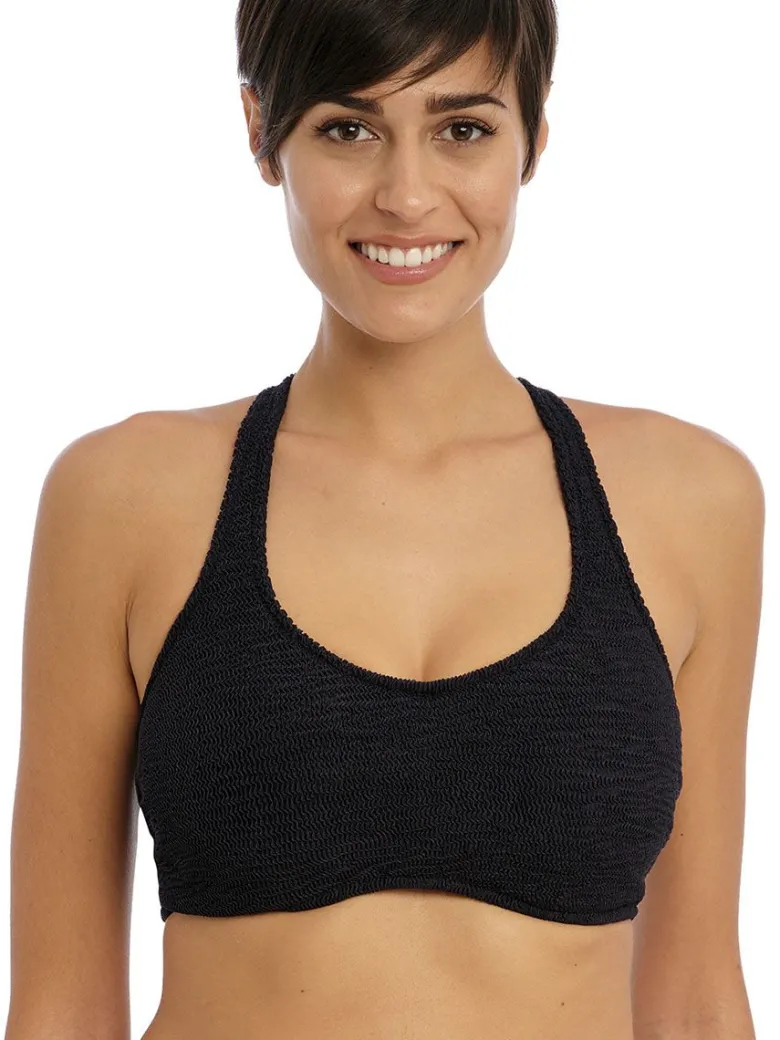 Parte de arriba Bikini Freya Swim Ibiza Waves Bralette con aros AS203814 Negro
