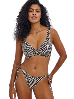 Parte de arriba Bikini Freya Swim Fiji falls High Apex con aros AS206813 Black