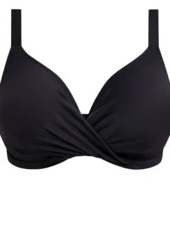 Parte de arriba Bikini moldeado Elomi Swim Plain Sailing Plunge Black