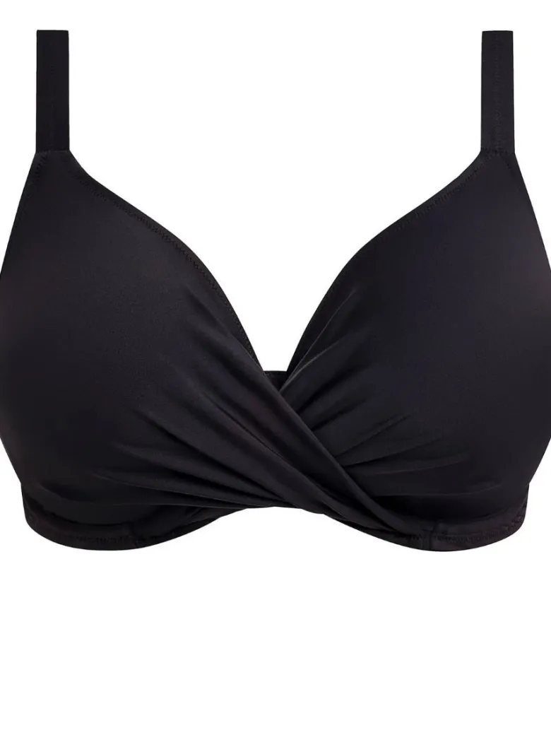 Parte de arriba Bikini moldeado Elomi Swim Plain Sailing Plunge Black