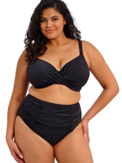 Parte de arriba Bikini moldeado Elomi Swim Plain Sailing Plunge Black