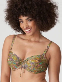 Parte de arriba bikini PrimaDonna Swim Sakarun con aros 4009910 Sunny Paisley