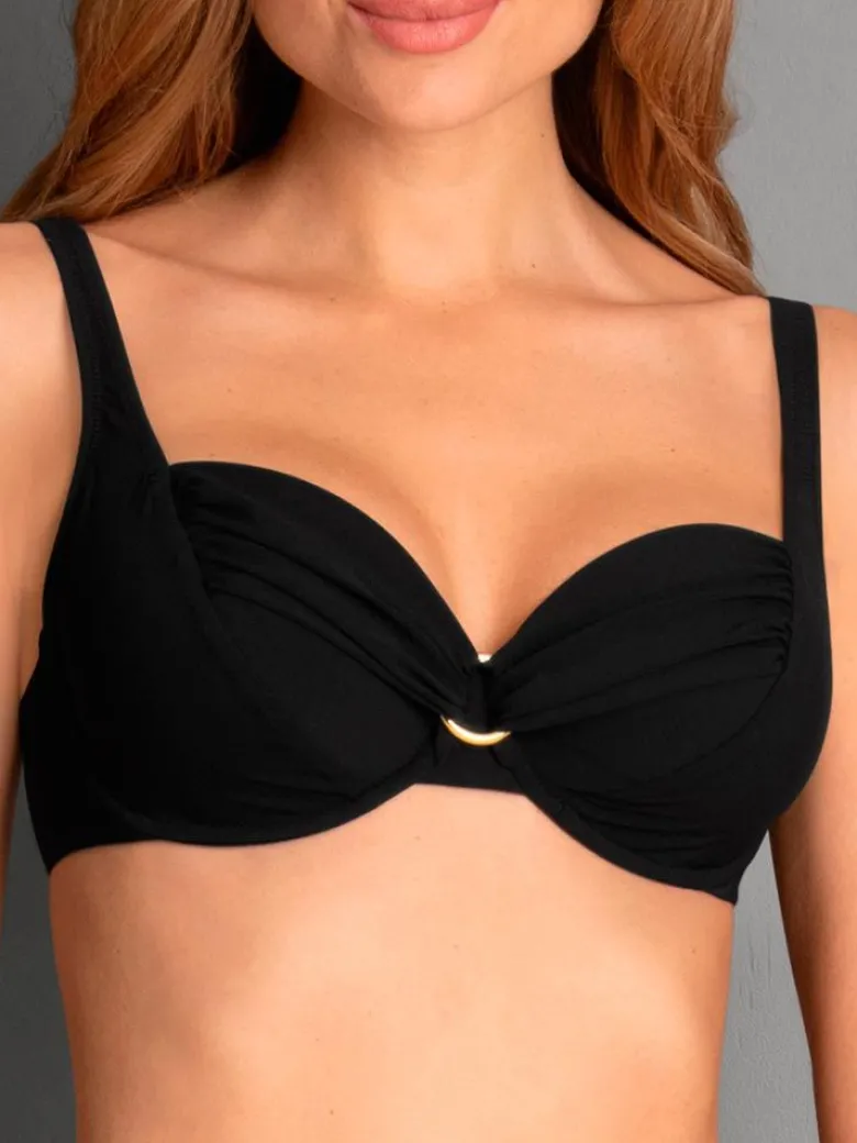 Parte de arriba bikini Rosa Faia Mix & Match Hermine 8411 Negro