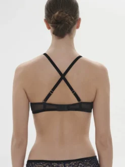 Sujetador balconet Simone Perele Scenario con aros 1E3330 Negro
