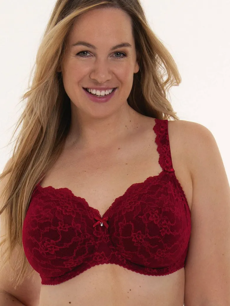 Sujetador con aros Rosa Faia Bobette pecho grande 5289