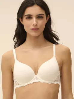 Sujetador con relleno Spacer escotado Simone Perele Caresse 12A316